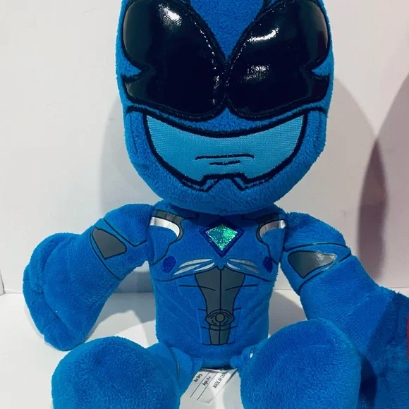 Power Rangers Blue and Red Plush Toy Movie Rangers 10” - Picture 2 of 9